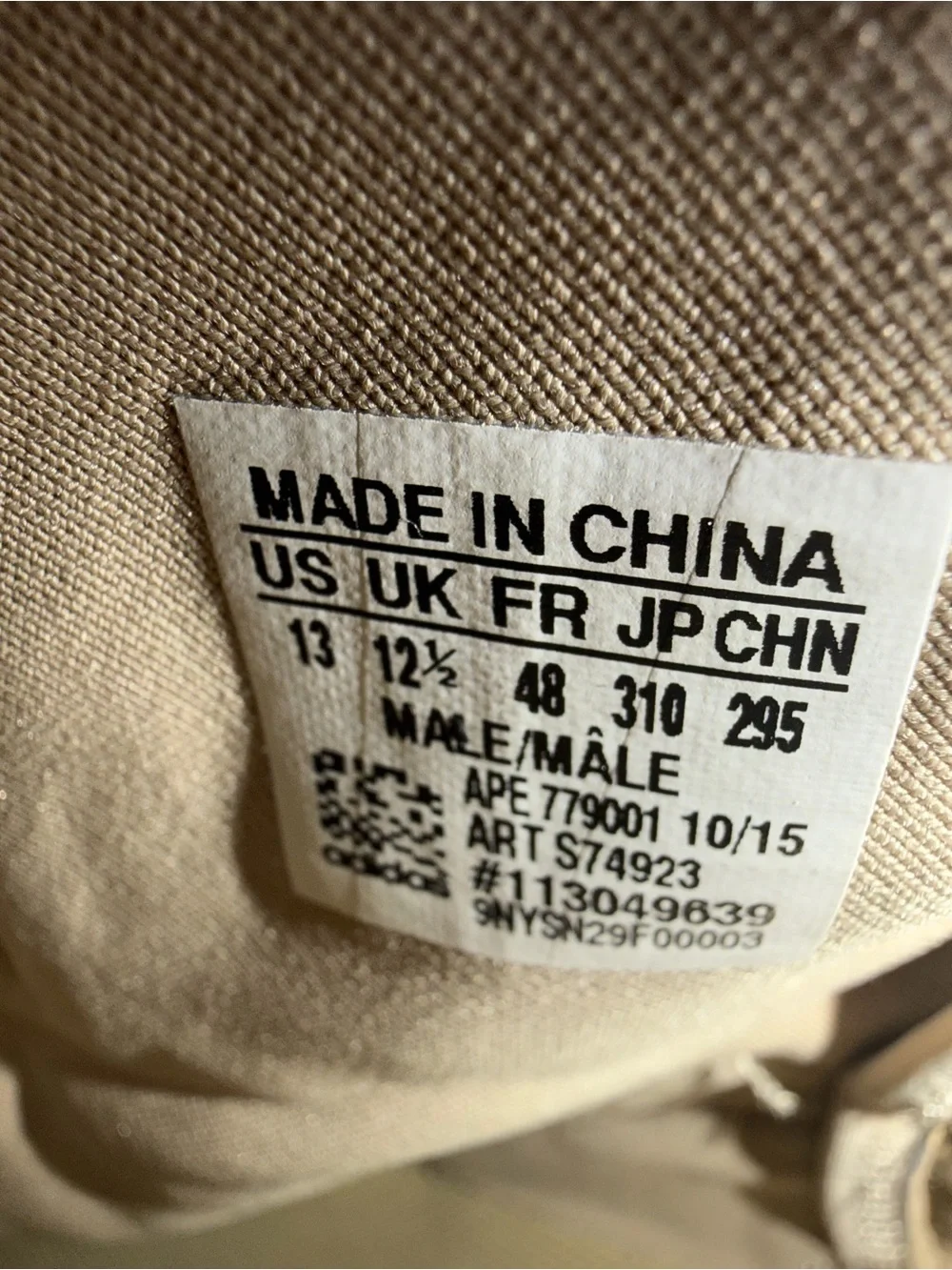 adidas Men’s High-Top Sneakers in Beige and Taupe
